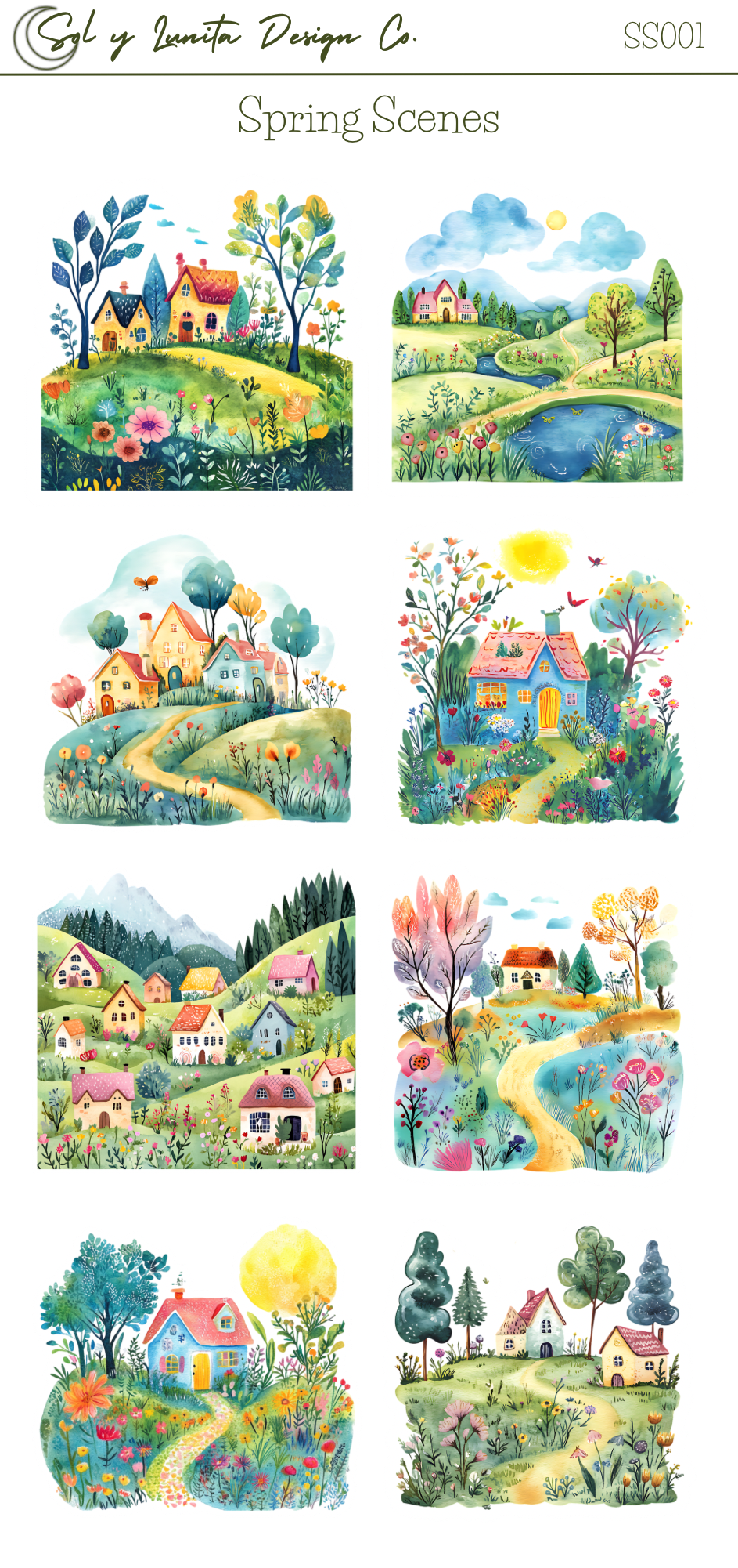 Spring Sticker Sheets