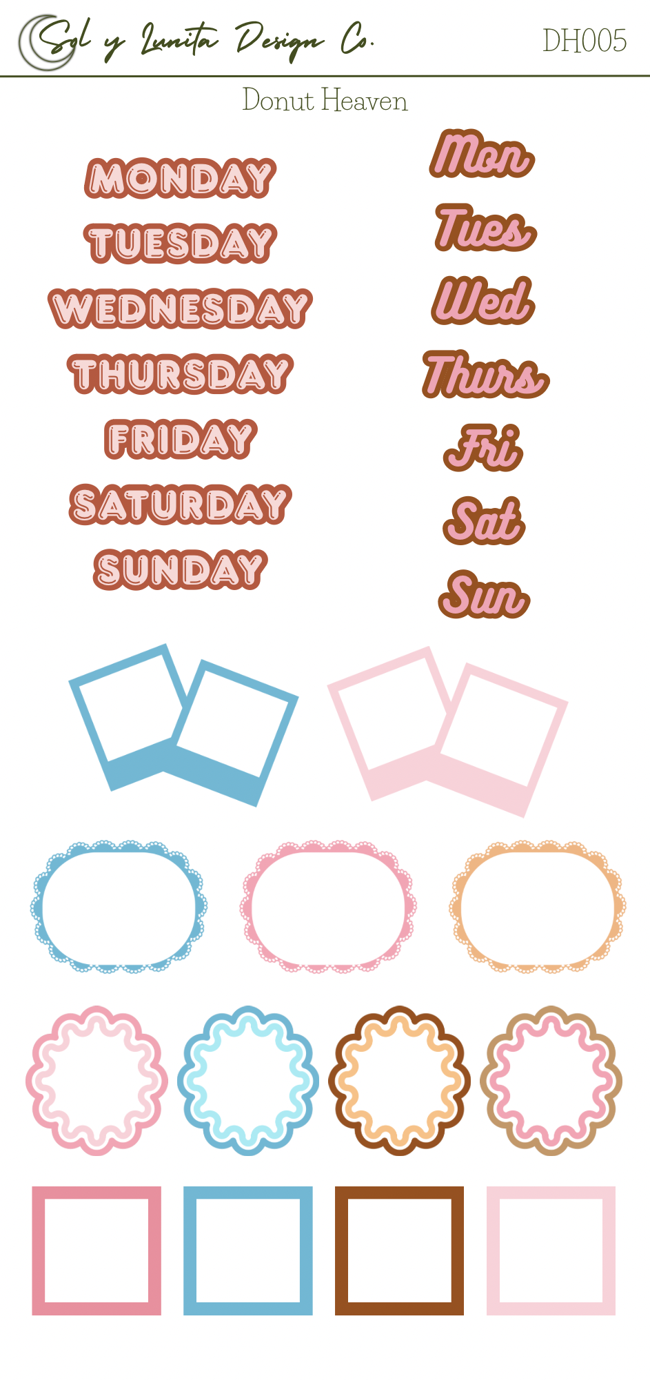 Donut Heaven Weekly Kit