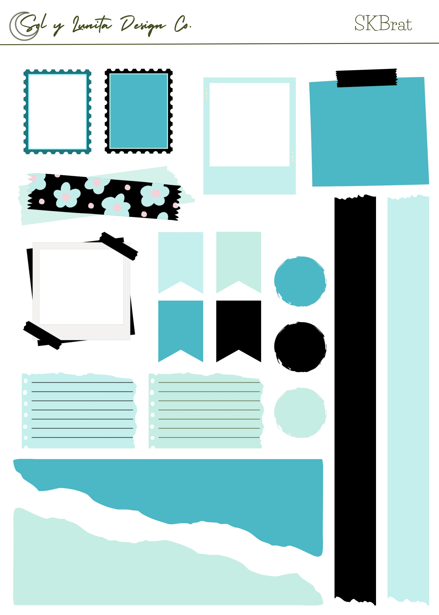 Skater Brat Journaling Kit