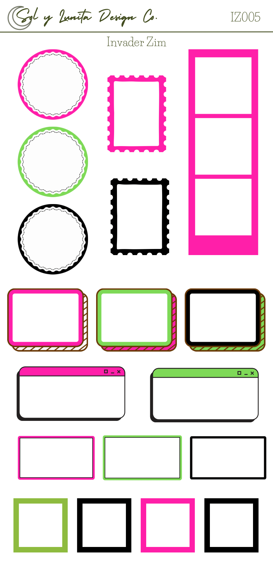 Invader Zim Weekly Kit