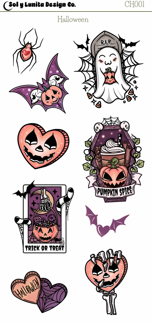 Halloween Sticker Sheets