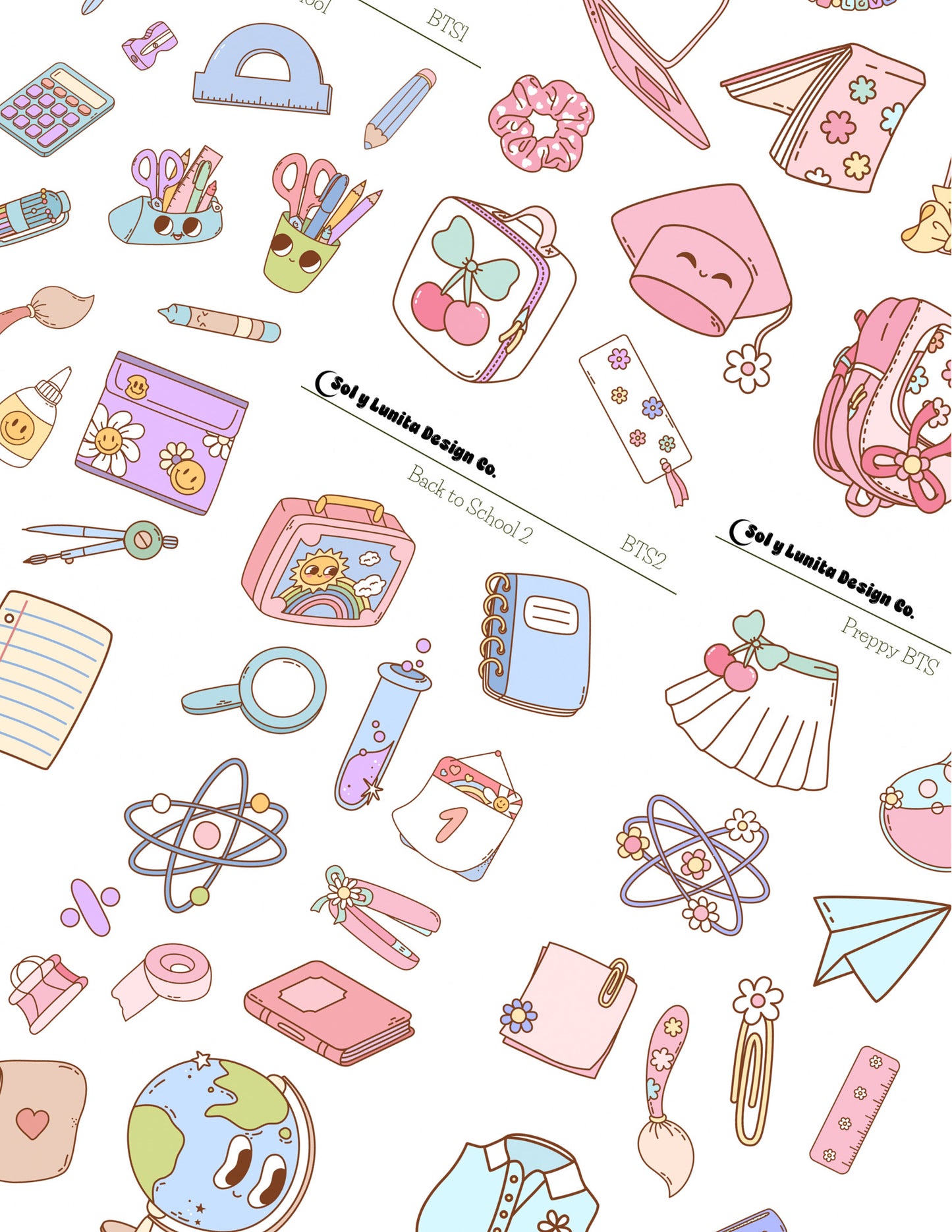Back to School Deco Sheets