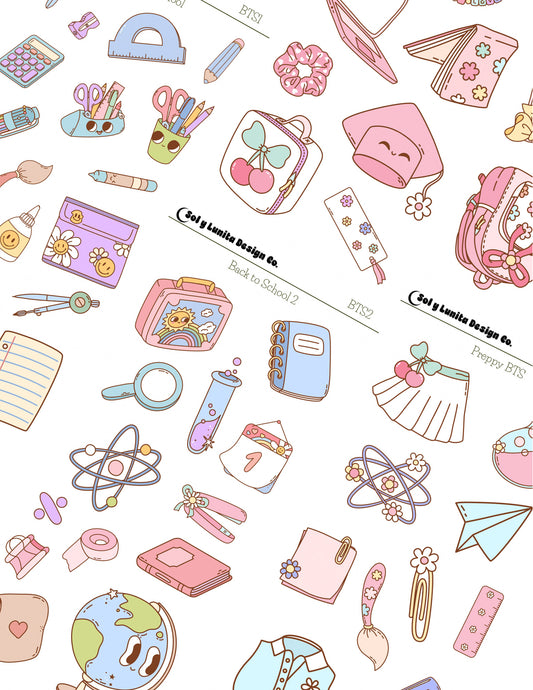 Back to School Deco Sheets