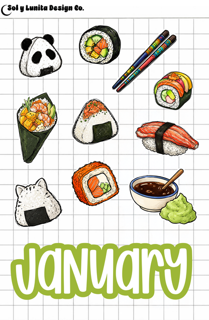 Monthly Deco Kits & Washi