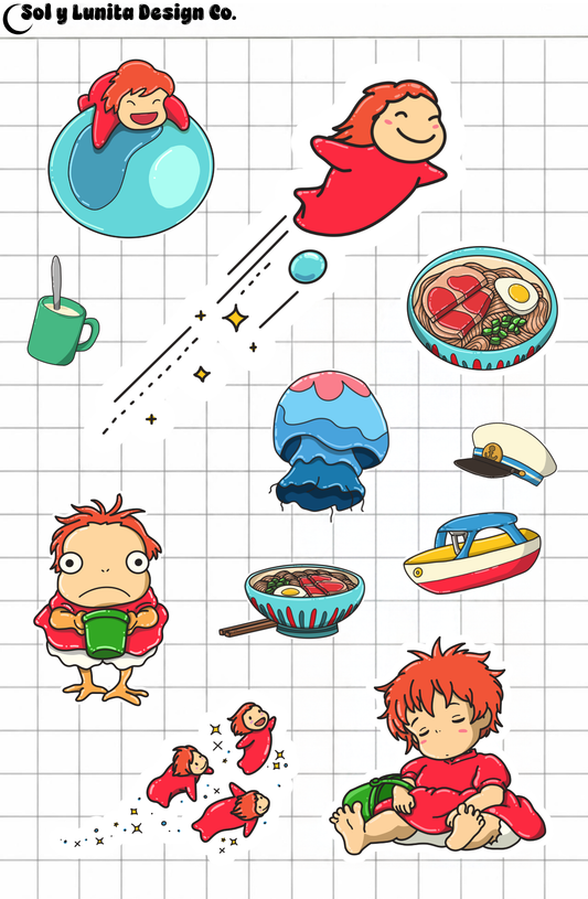 Studio Ghib Sticker Sheets
