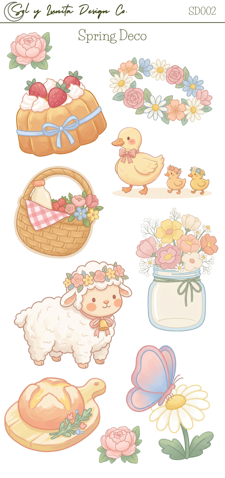 Spring Sticker Sheets