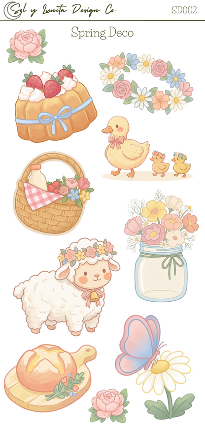 Spring Sticker Sheets