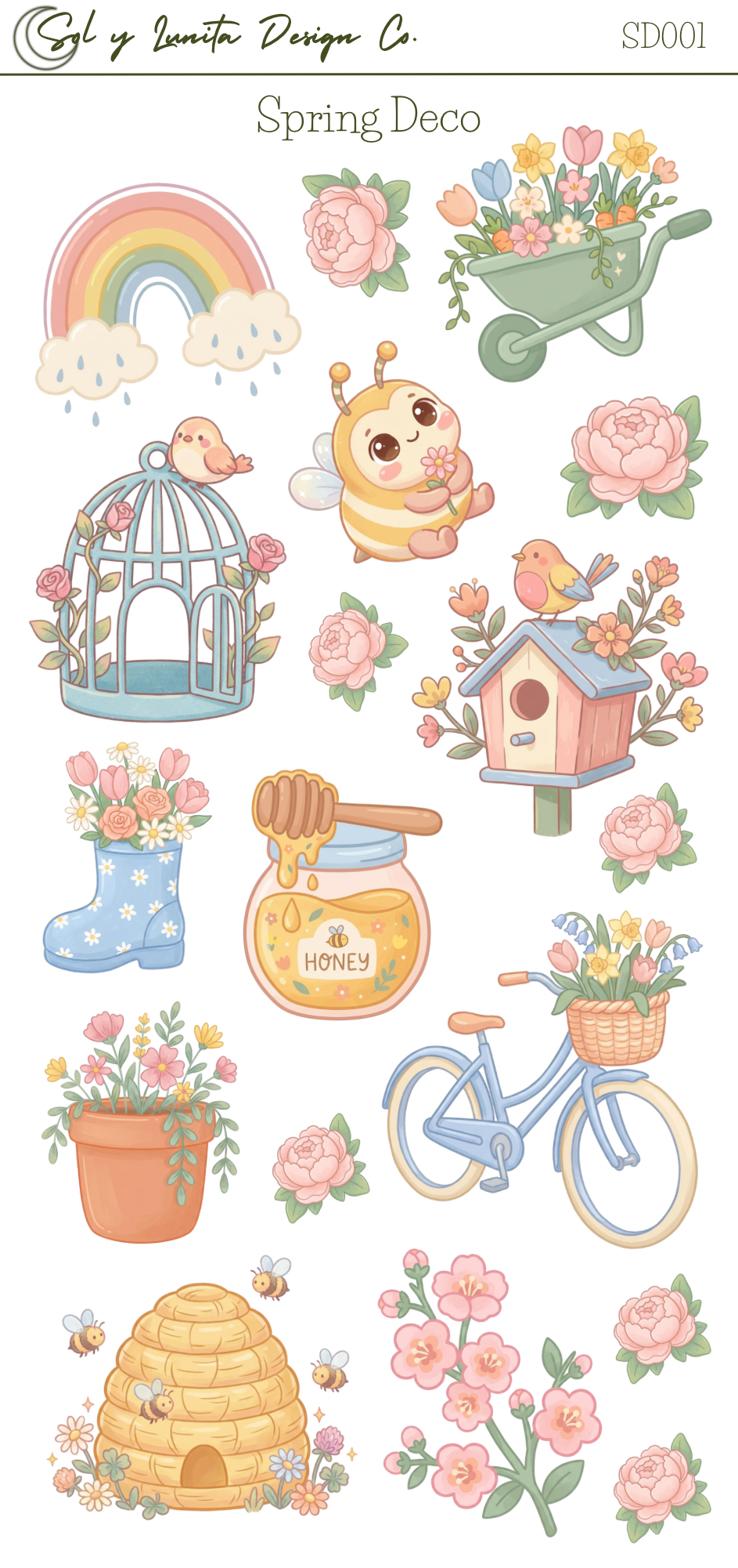 Spring Sticker Sheets