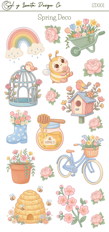 Spring Sticker Sheets