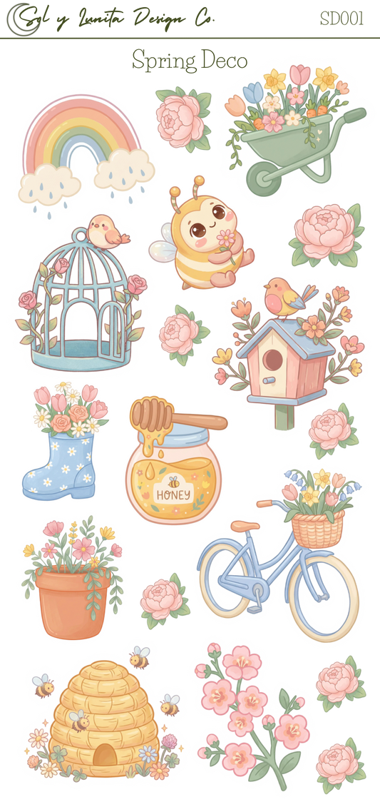 Spring Sticker Sheets