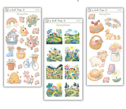 Spring Sticker Sheets