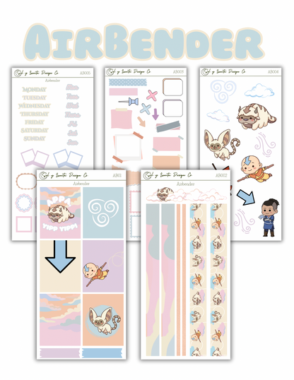 Airbender Weekly Sticker Kit