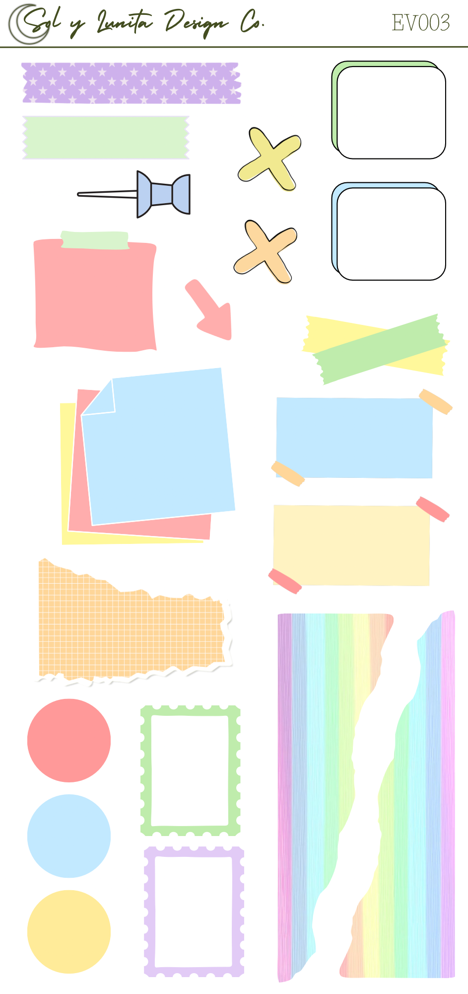 Eeveelutions Weekly Sticker Kit