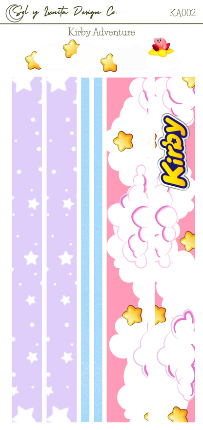 Kirby Adventures Weekly Sticker Kit