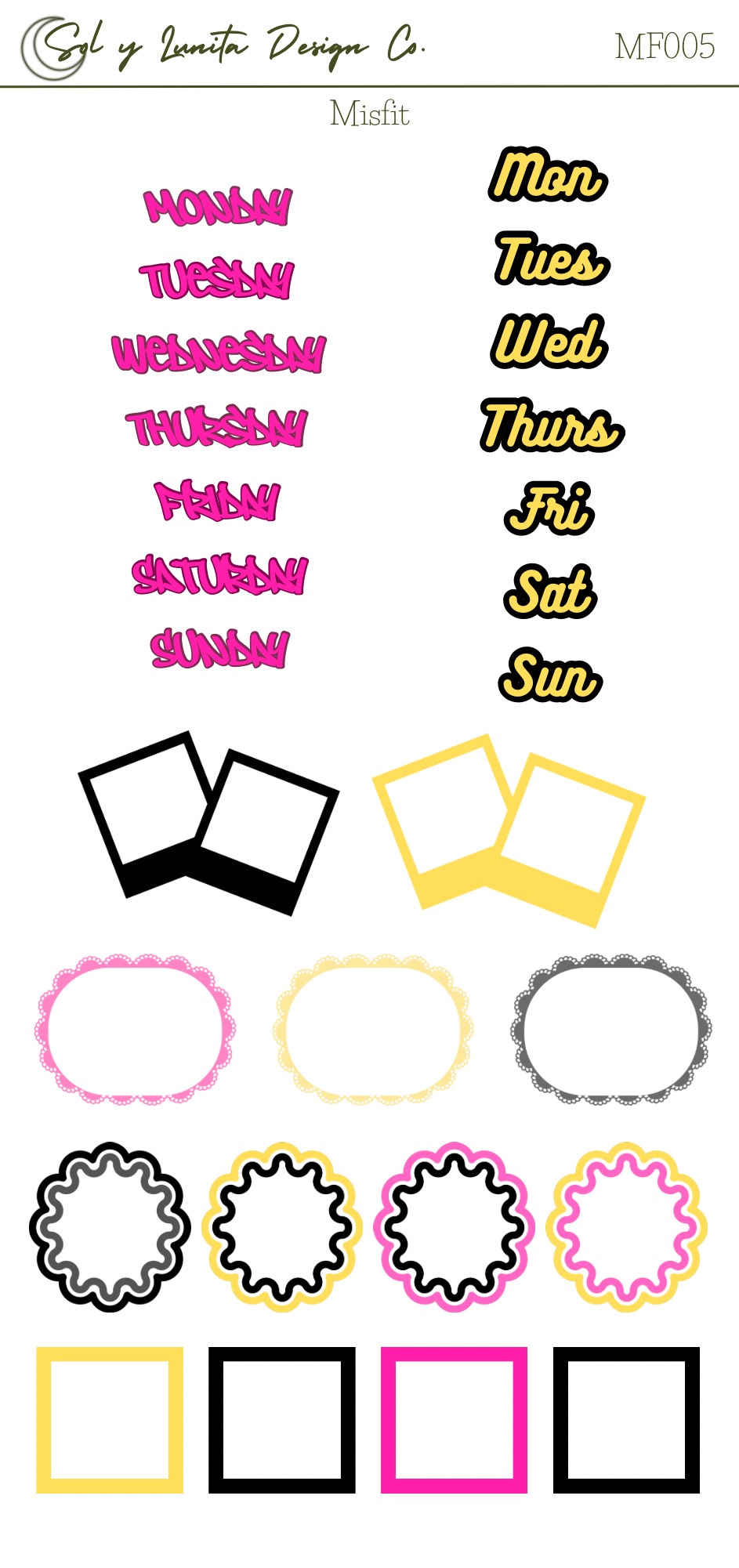 Misfit Weekly Kit
