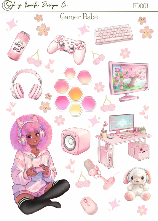 Gamer Babe Journaling Kit