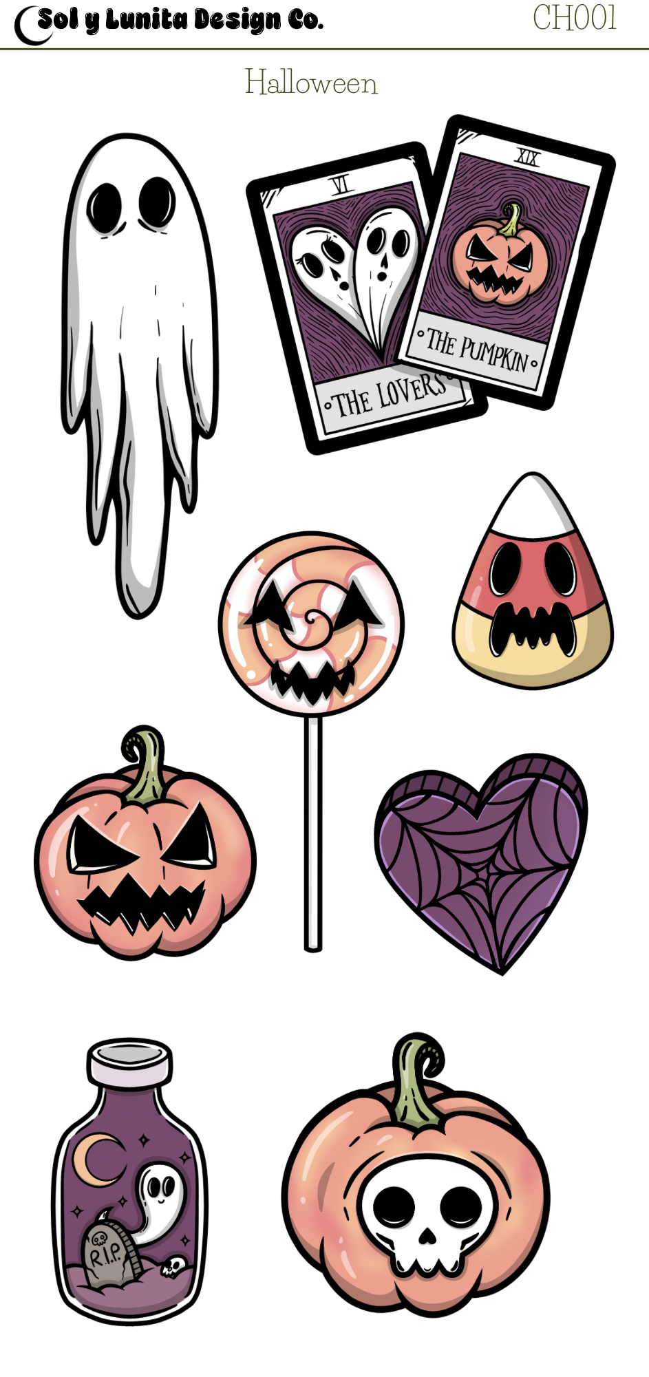 Halloween Sticker Sheets
