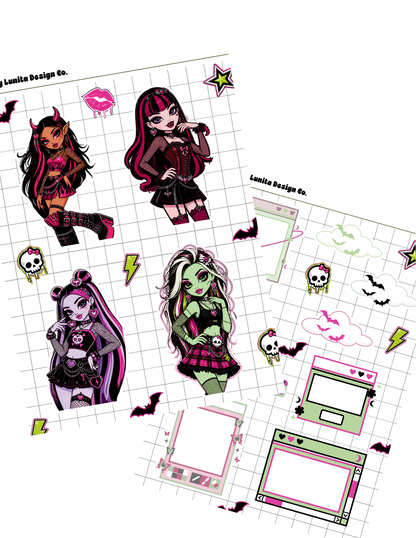 Monster Girls Journaling Kit
