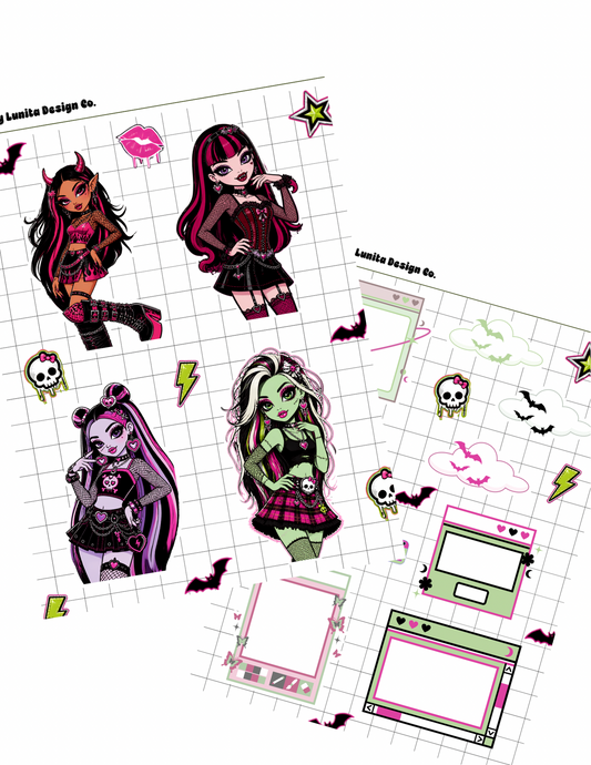 Monster Girls Journaling Kit
