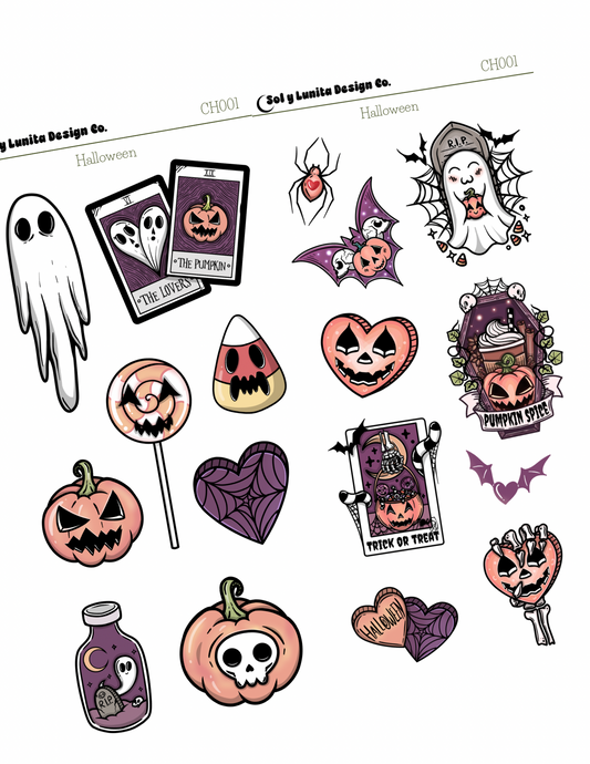 Halloween Sticker Sheets
