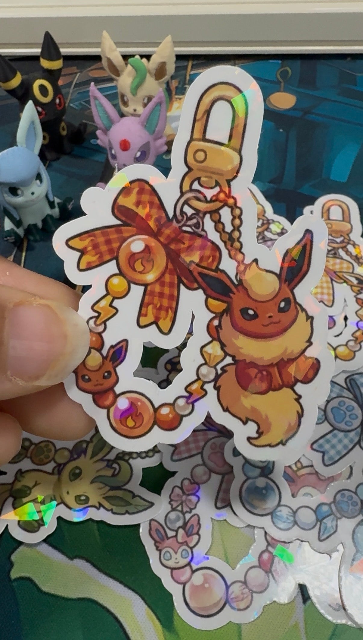 Eeveelution Keychain Die cuts