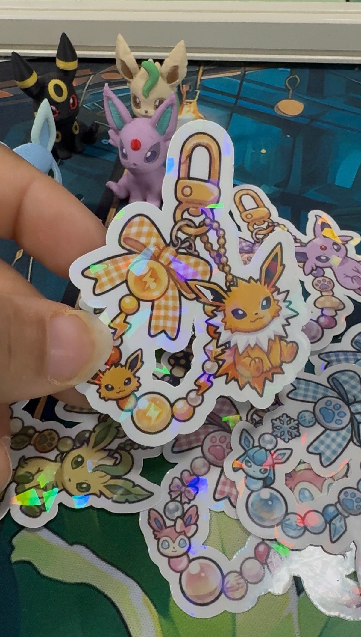 Eeveelution Keychain Die cuts