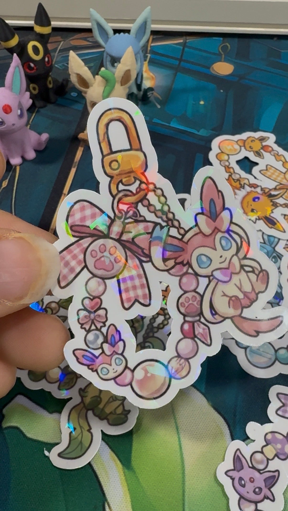 Eeveelution Keychain Die cuts