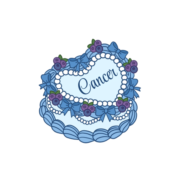 Zodiac Heart Cake Die Cuts