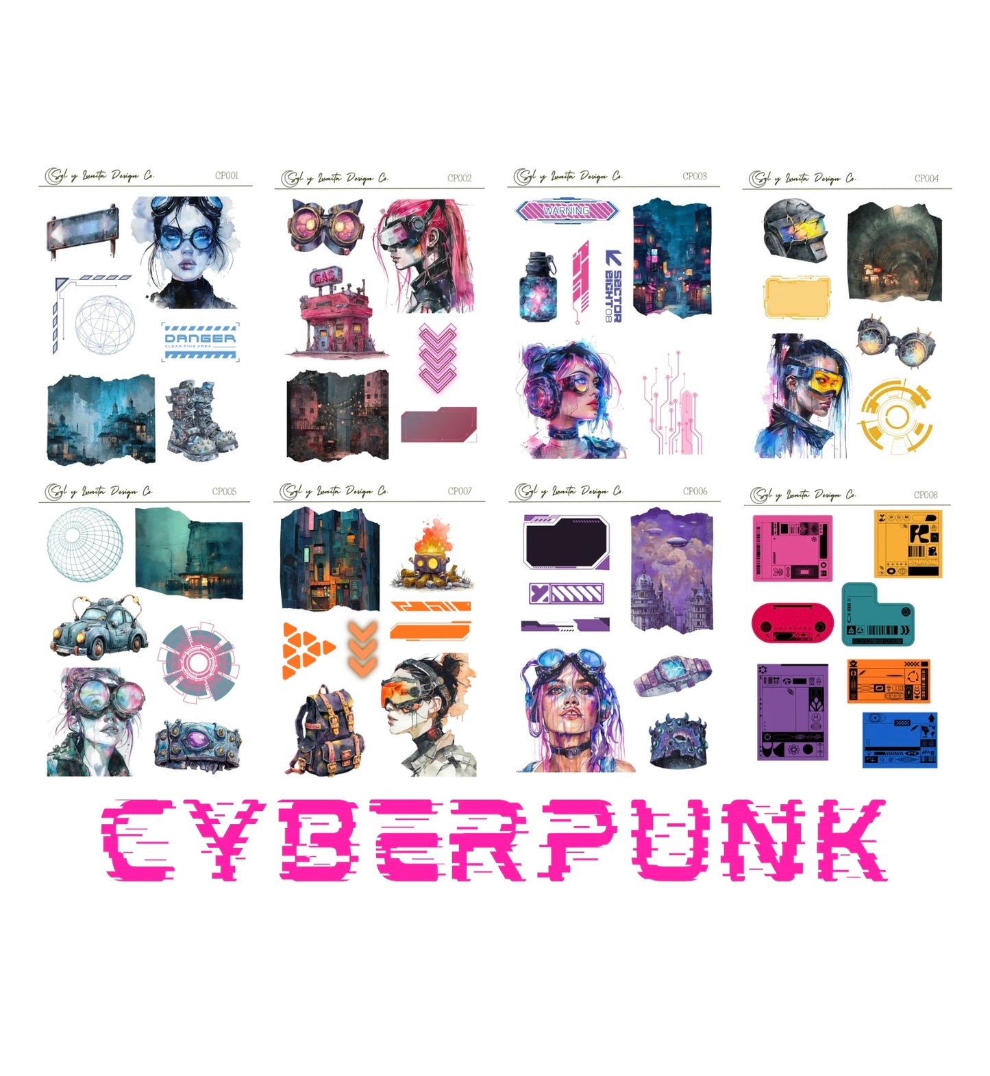 Cyberpunk Journaling Kit