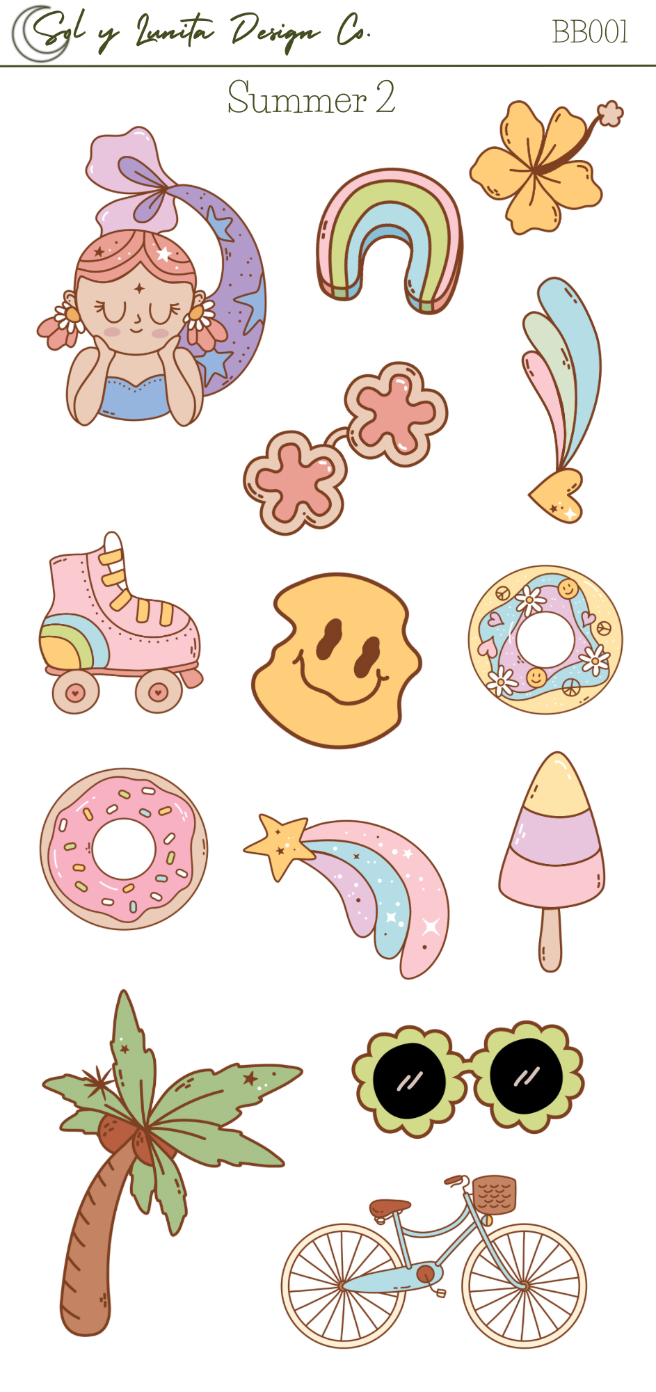 Summer Sticker Sheets