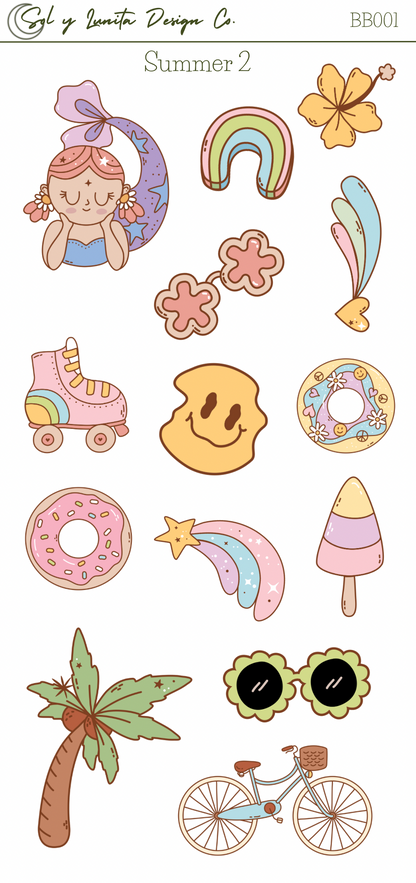 Summer Sticker Sheets