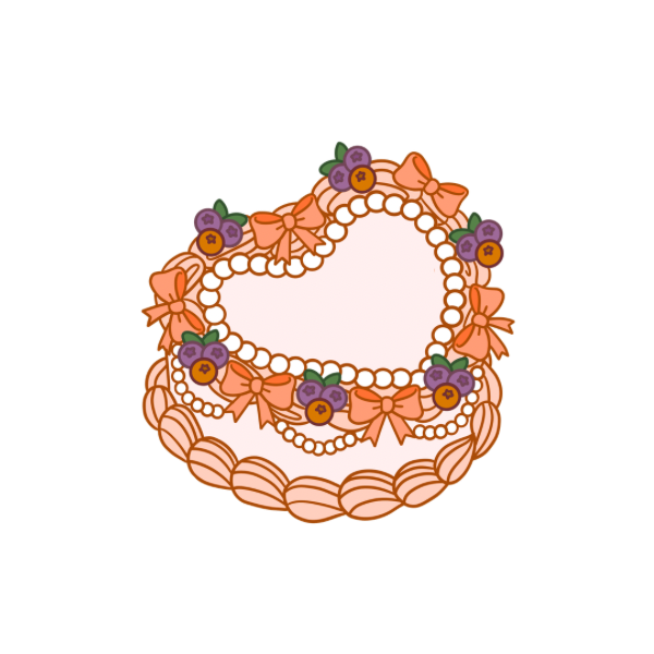 Heart Cake Die Cuts