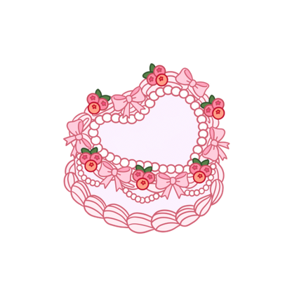 Heart Cake Die Cuts