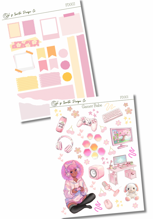Gamer Babe Journaling Kit